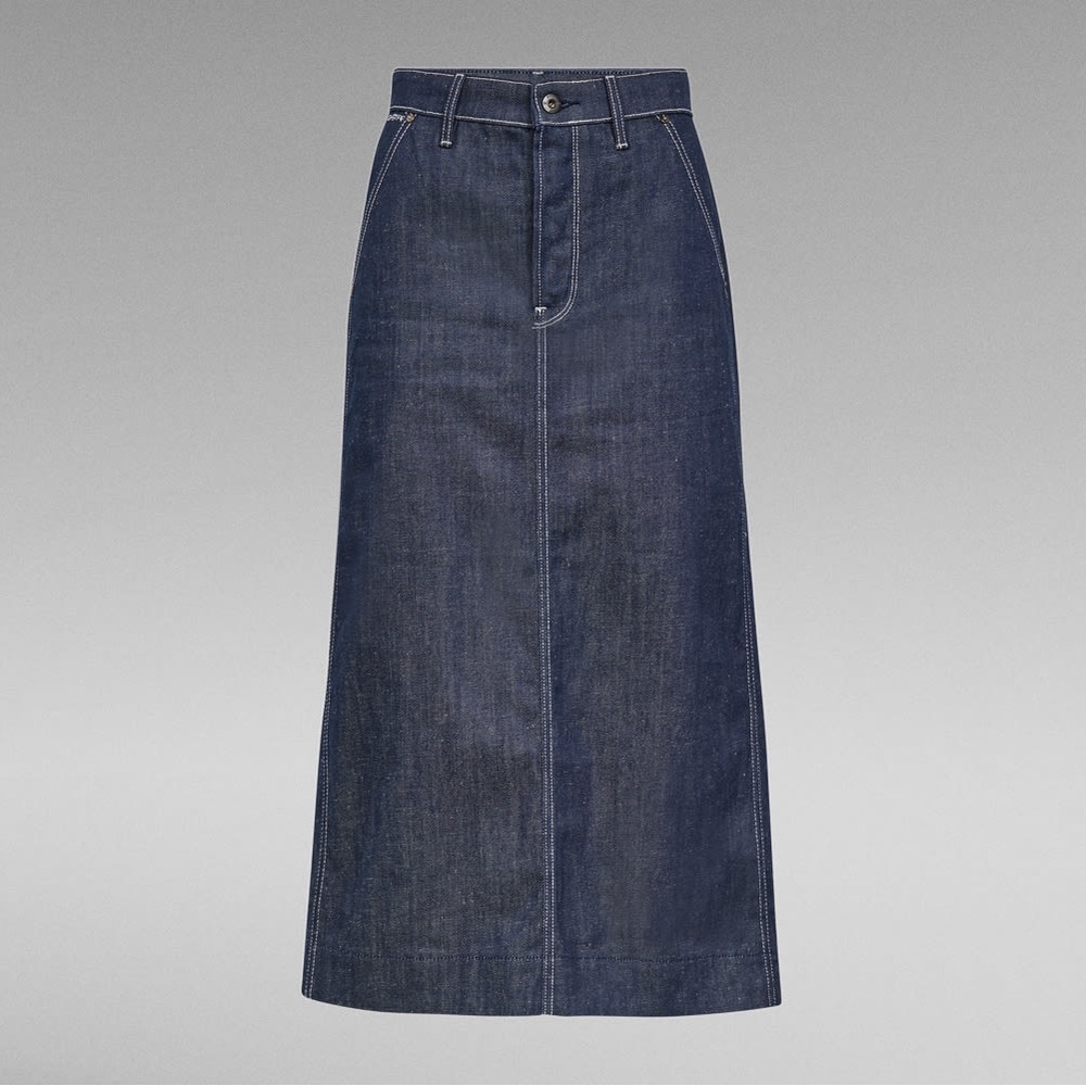 NWT G-Star New Revynn Ultra High Raw Denim Skirt C Wms Sz 31
